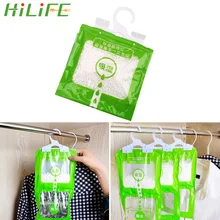 HILIFE шкаф Висячие влагопоглощающие сумки анти-плесень осушитель пакеты шкаф осушитель для шкафа сумка 1 шт