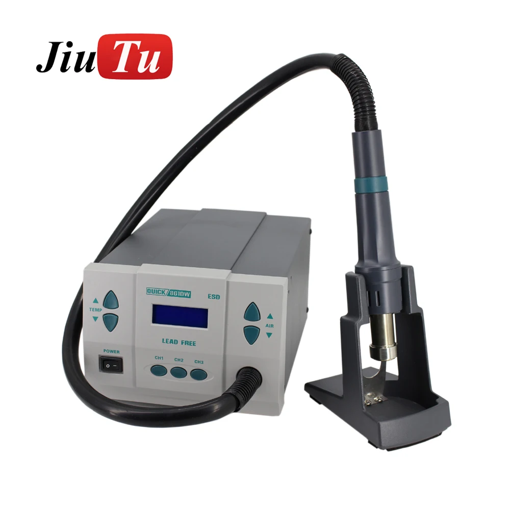 Jiutu Hot Air Gun 220V 861DW Quick Hot Air Soldering Station LED Digital Solder Heat Gun Rework Station