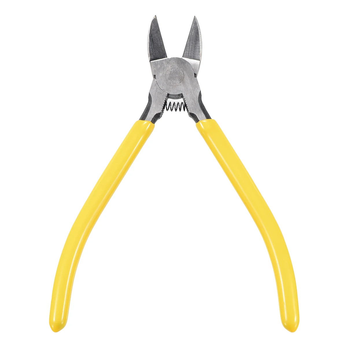 1PC Yellow Diagonal Cutting Plier High Carbon Steel Copper Wire Cable