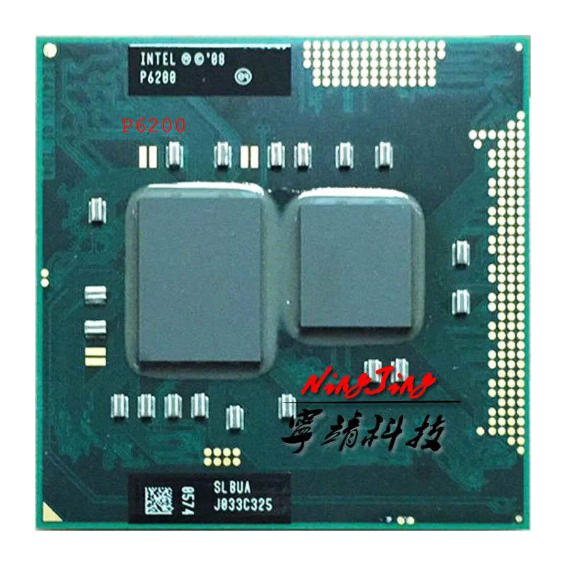 Intel Pentium P6200 SLBUA 2,1 GHz двухъядерный двухпотоковый процессор cpu 3M 35W Socket G1/rPGA988A