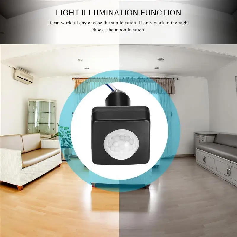 

Lemonbest Sensor Switch Sensor Lighting PIR Infrared Motion Detector Sidewalk Outdoor Wall Switch For Home Lighting LED Lamp
