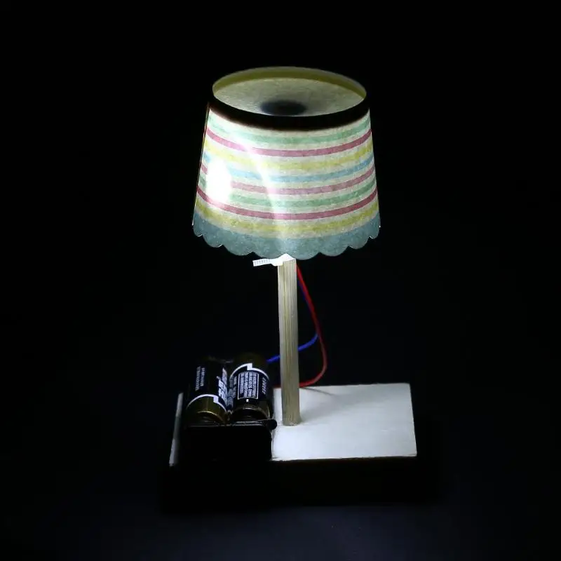 LED блок фар игрушки DIY бумажный стаканчик лампа игрушка без переключателя пластик