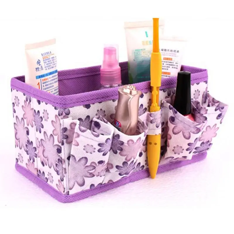 

Home Desktop Storage Baskets Bags Nonwoven Folding Sundries Storage Box Cabinet Underwear Storage Bag Closet Toy Box Container