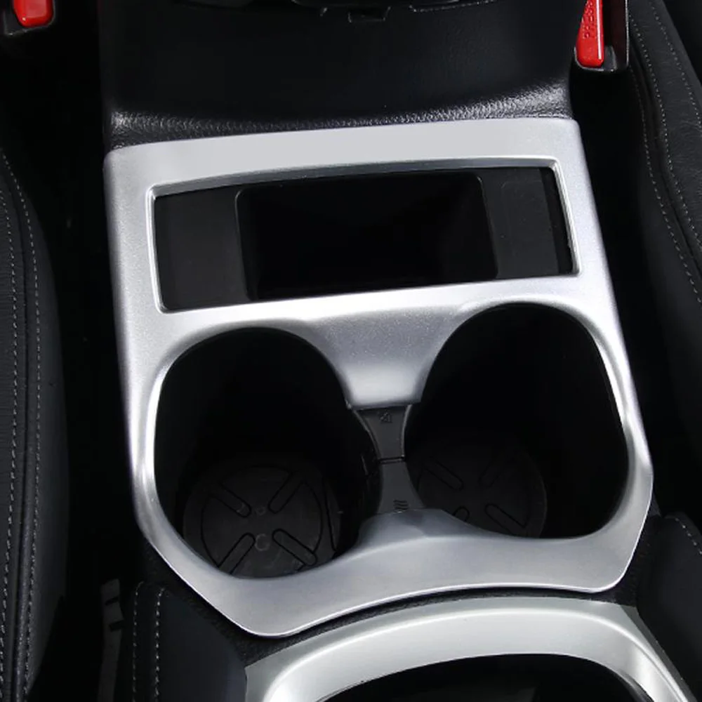 

For Nissan X-Trail Rogue 14-16 Auto Center Console Water Cup Holder Cover Trim