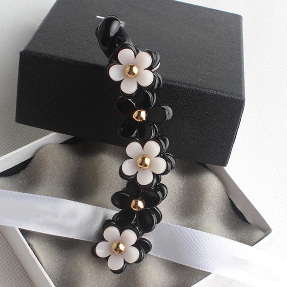 1 шт. заколка для волос в форме банана акриловый большой цветок зажим для волос Updo конский хвост клип