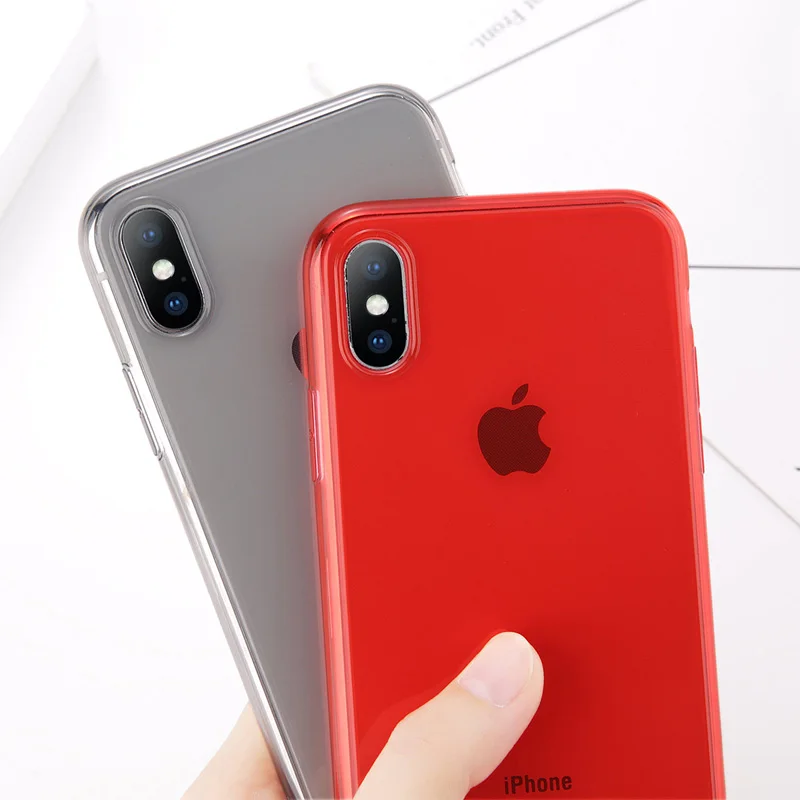 Fundas de teléfono transparentes Ottwn para iPhone 6X6 S 7 8 Plus funda de silicona suave TPU bonito Color caramelo transparente para fundas de iPhone 8 Fundas de teléfono transparentes Ottwn para iPhone 6X6 S 7 8 Plus funda de silicona suave TPU bonito Color caramelo transparente para fundas de iPhone 8