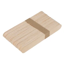 50 шт./пакет деревянный шпатель для воска языка раздаточная одноразовая маска для удаления волос крем-аппликатор