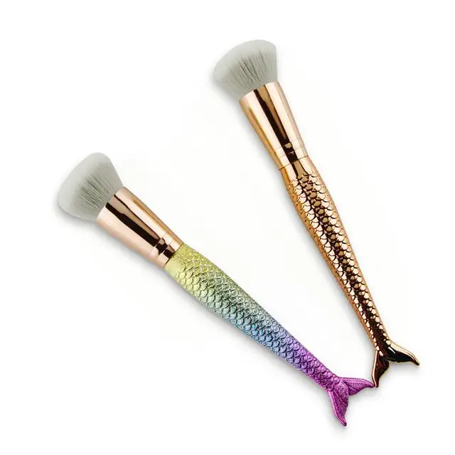 Cheap Blush Brush Single Fishtail Shape Flat-headed Blusher Brush Colorful Rose Gold Makeup Brush Makeup Tools Cosmetics Accessories Cheap Blush Brush Single Fishtail Shape Flat-headed Blusher Brush Colorful Rose Gold Makeup Brush Makeup Tools Cosmetics Accessories