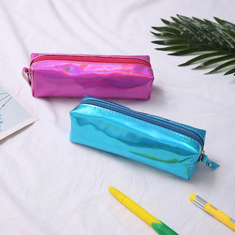 

Rakado 5 Colors Transparent Hanging Laser Travel Make Up Bag Holographic PU Leather Makeup Case For Cosmetic Tools Pocket Holder