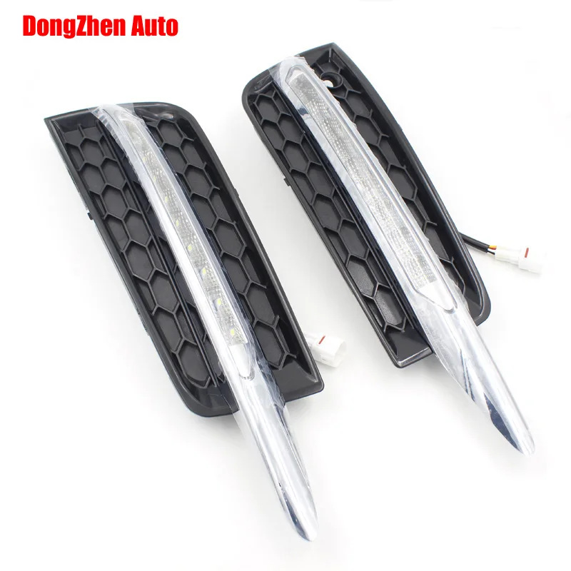 

Auto Headlight 6 LED Car Fog Light Parking Daytime Running Light Driving External Light Source Lamp Bulb for Chevrolet Cruze DRL
