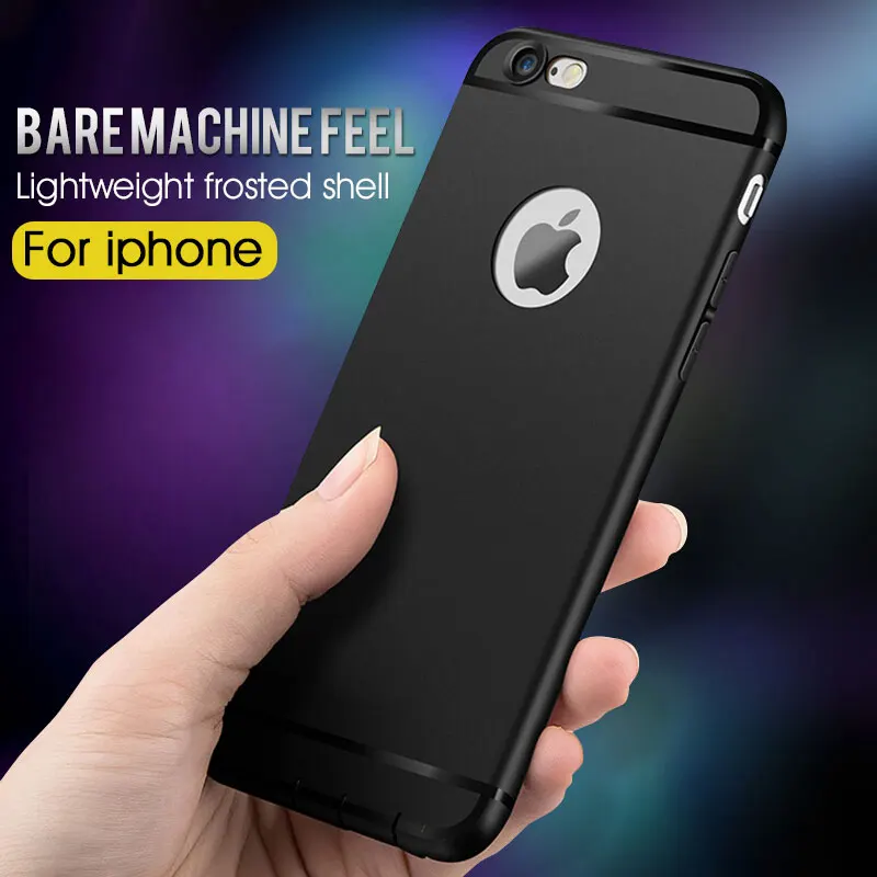 

New phone shell for iPhone 7 the iPhone Case 6 TPU Silicone Case Ultra Thin Back Cover for 5 5s 6s se 6 8 Plus X XS Phone Cases