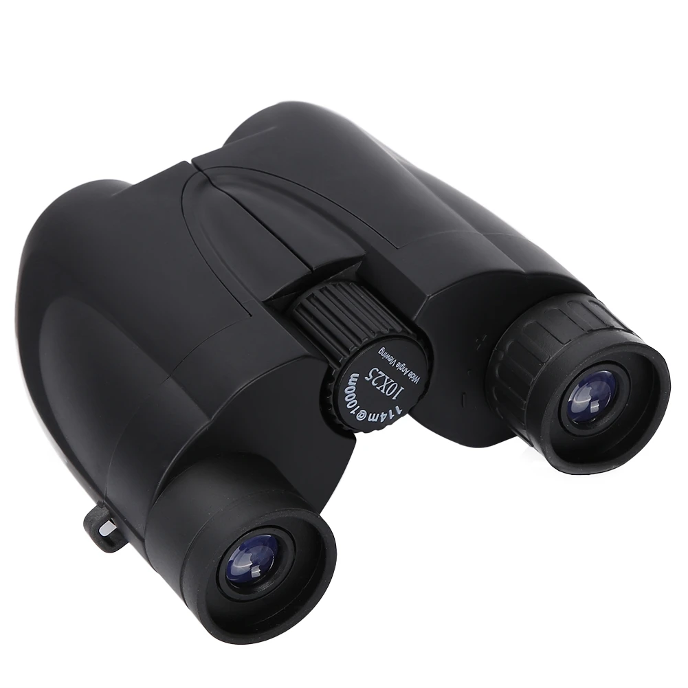 Portable Binoculars 10X25 Portable HD Weak Light Night Vision Non-infrared for Outdoor Sports Games