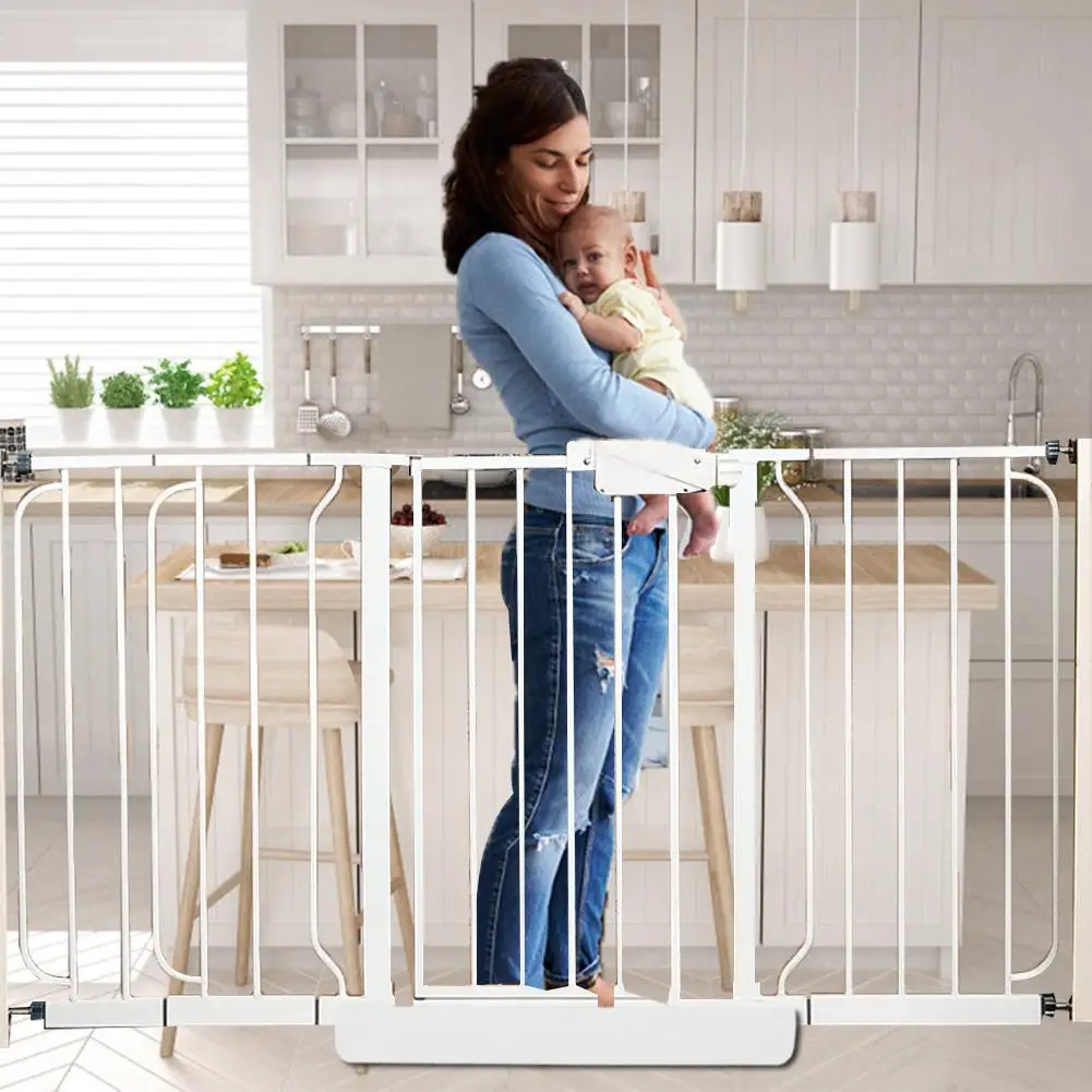 

Baby Gate Pet Gate Door Bar Guide Fixing Sheet For Baby Door Bar Pet Fence Protect Children's Safety