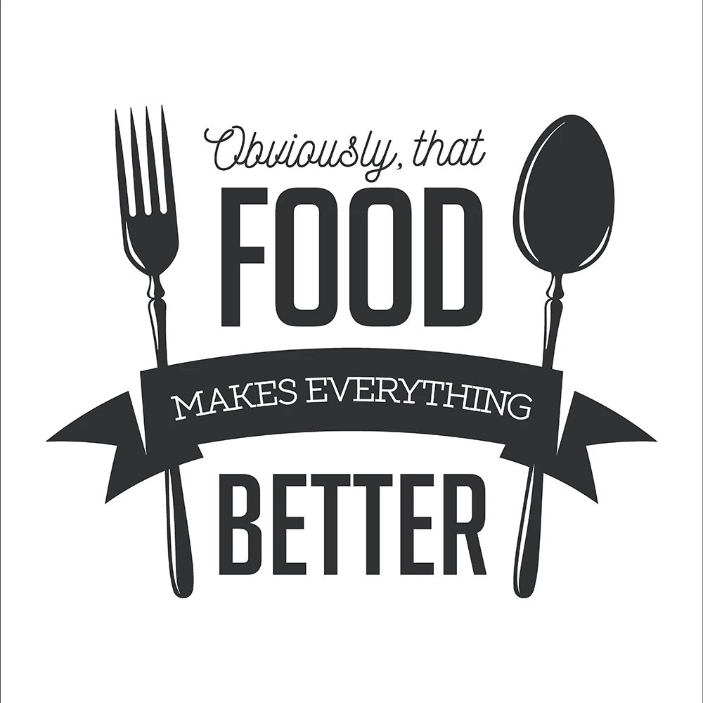 

Food Quote Modular Wall Picture Wall Art Mural Canvas Painting Minimalist Poster&Print 2019 New Kitchen Decor