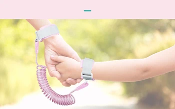 

Anti Lost Wrist Link Wristband Baby Safety Strap Kids Toddler Belt Walking Rope PU Link Adjustable Harness Hand Ring Children