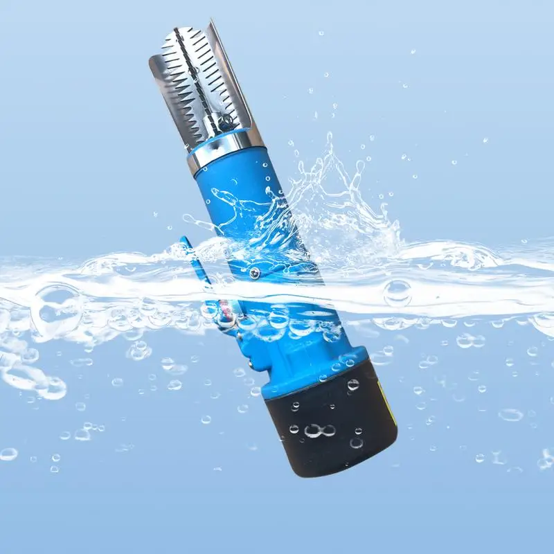 

Powerful electric fish scaler skin deslagger scale scraper blade 1500ma rechargeable lithium battery tools fish scales seafood