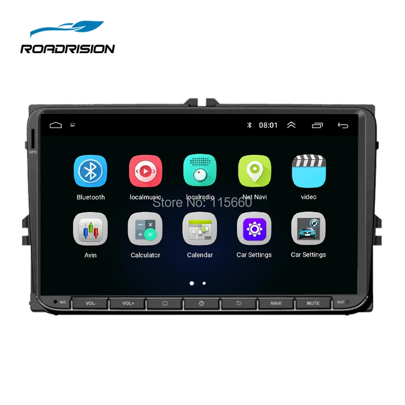RoadRision автомобиля радио gps Мультимедиа навигации для Skoda/Seat/Volkswagen VW Гольф Touran Passat
