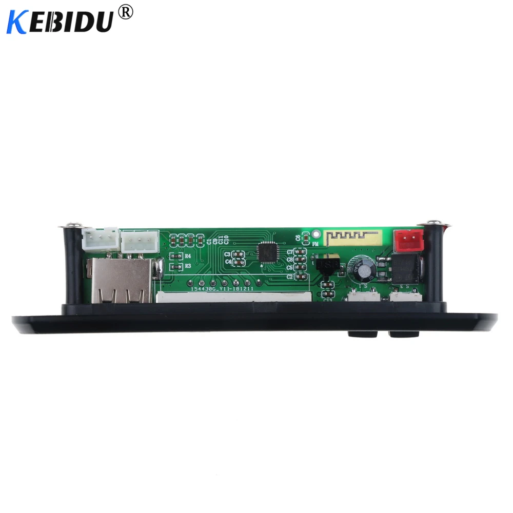 MP3 декодер kebidu Bluetooth 5 0 плата в 12 В аудио модуль FM TF Радио Блок питания Micro USB для