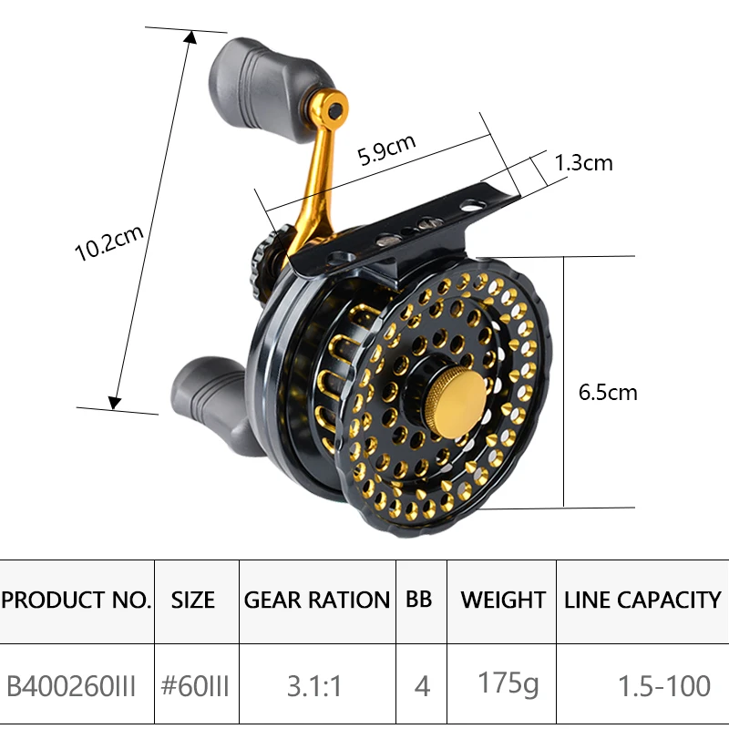 RYOBI IKADA 60 III Рыболовная катушка плот колеса carretilha de pesca 4 шарикоподшипник Передаточное отношение 3,1: 1 рыболовный трек для ловли карпа