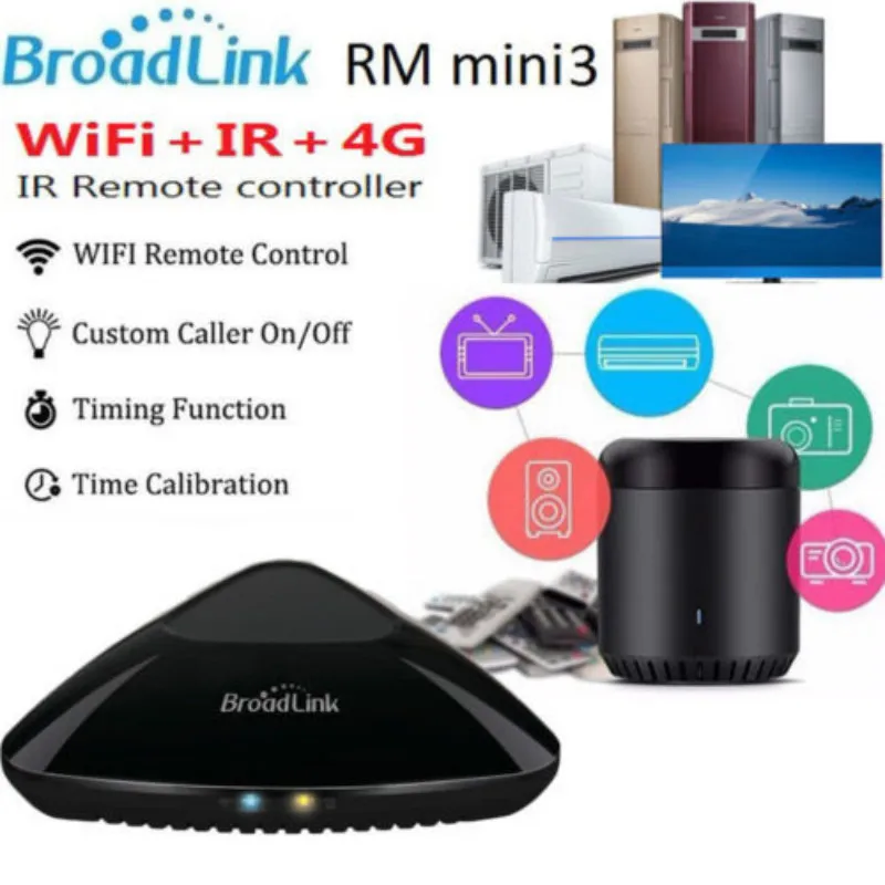 Broadlink RM Pro+ умный Беспроводной RF WiFi/ИК пульт дистанционного управления Автоматизация IOS