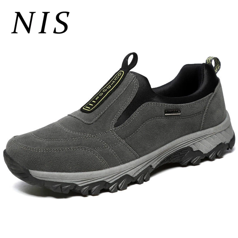 NIS Outdoor Men Sneakers Climbing Hiking Sport Shoes Spring Slip On