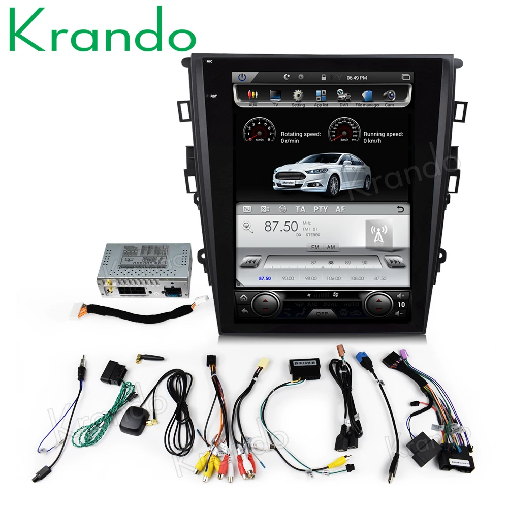 Discount Krando Android 8.1 12.1" Tesla Vertical screen car radio gps navigation for ford mondeo fusion 2013-2017 multimedia system wifi 2 Discount Krando Android 8.1 12.1" Tesla Vertical screen car radio gps navigation for ford mondeo fusion 2013-2017 multimedia system wifi 2