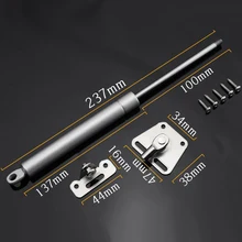 2-Pack 100N/25lb дверь шкафа газовая стойка пружинный подъем вниз поддержка окна Тяжелая крышка оставаться 237 мм
