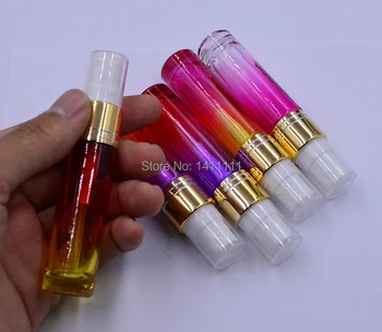 

Wholesale Thick 100pcs/lot Colorful 10ml 1/3oz Refillable Empty Atomizers Perfume Bottles Makeup Aftershave Liquid Bottle
