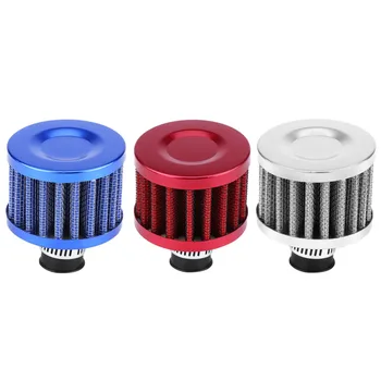 

13mm Car Cold Air Intake Filter Kit Crankcase Vent Cover Breather Car Styling Air Intake Filter Universal 3 Colors Optional NEW