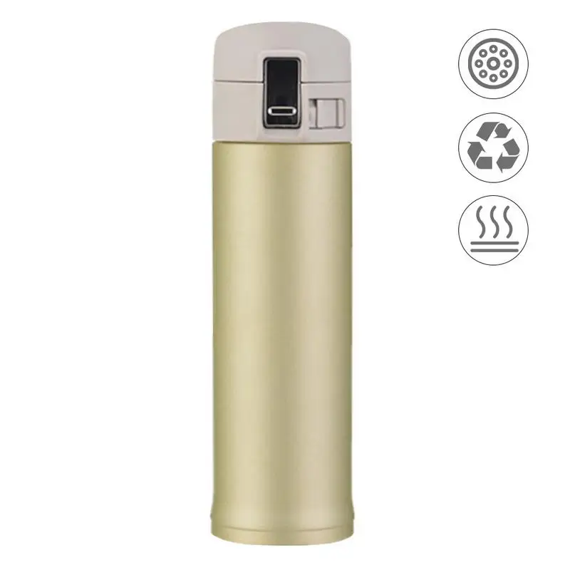 

304 Stainless Steel Vacuum Bottle Flask With Bouncing Buckle Mug Business 450 Ml