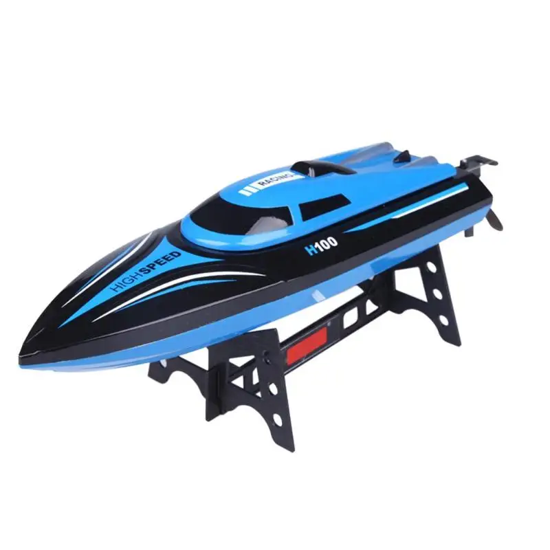 

VKTECH Cool RC Boat H100 2.4GHz 4 Channel LCD High Speed Racing Remote Control Boat RC Toys for Children Christmas Gifts