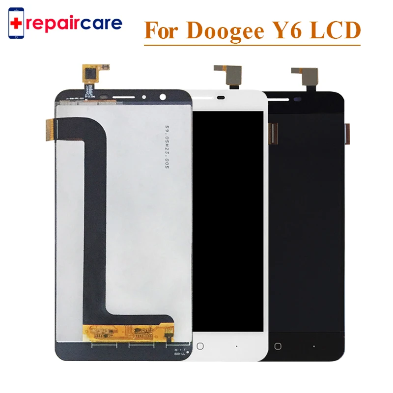 Мобильный телефон DOOGEE Y6 Y6C пианино ЖК дисплей + кодирующий преобразователь