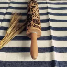 Роза шаблон тиснение Скалка вечерние выпечки печенье лапша печенье, фондан, пирог тесто Выгравированные роликовые узоры помадка