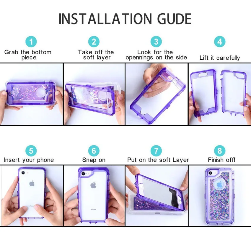 3 в 1 Прозрачный ударопрочный чехол для Galaxy S10 + Note 9 S9 S8|Бамперы| |