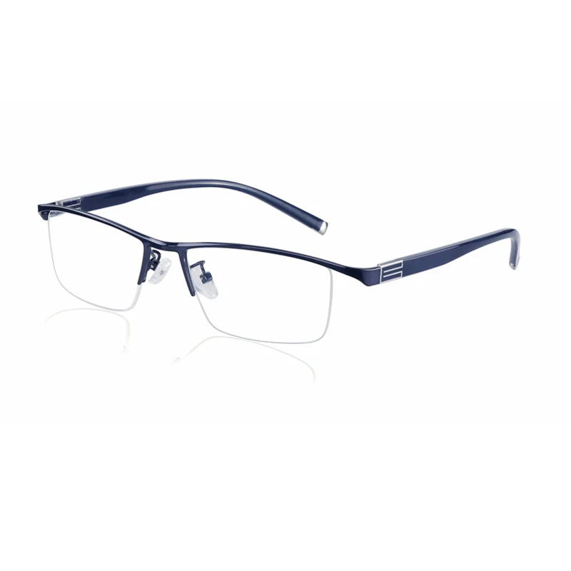 Zilead металл защита от солнца фотохромные готовые близорукость очки для мужчин половина рамки бизнес близорукие очки УФ