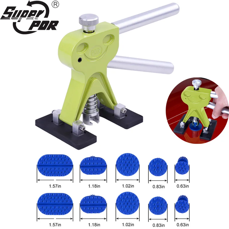 

SuperPDR Tools Kit For Car Dent Puller Suction Cup Dent Removal Kit Hand Tool Set Paintless Dent Repair Kit Tool Auto dent liftr