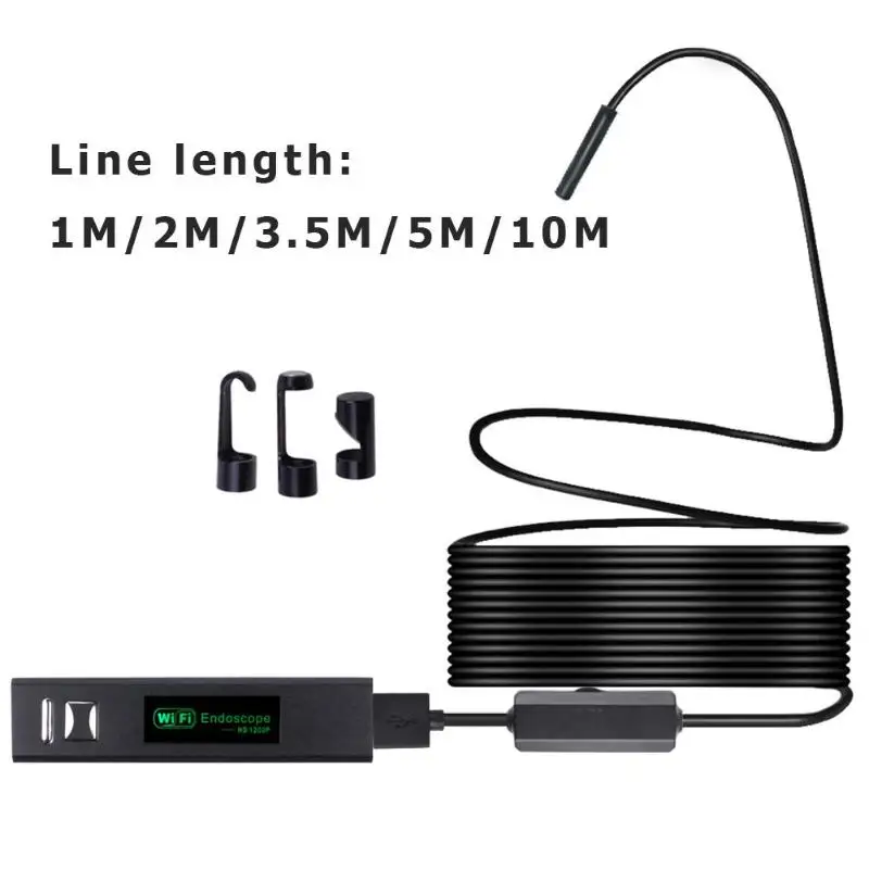HD 8LED 8mm Wifi Smart Phone Endoscope Waterproof Inspection Camera for IOS/Android/Windows