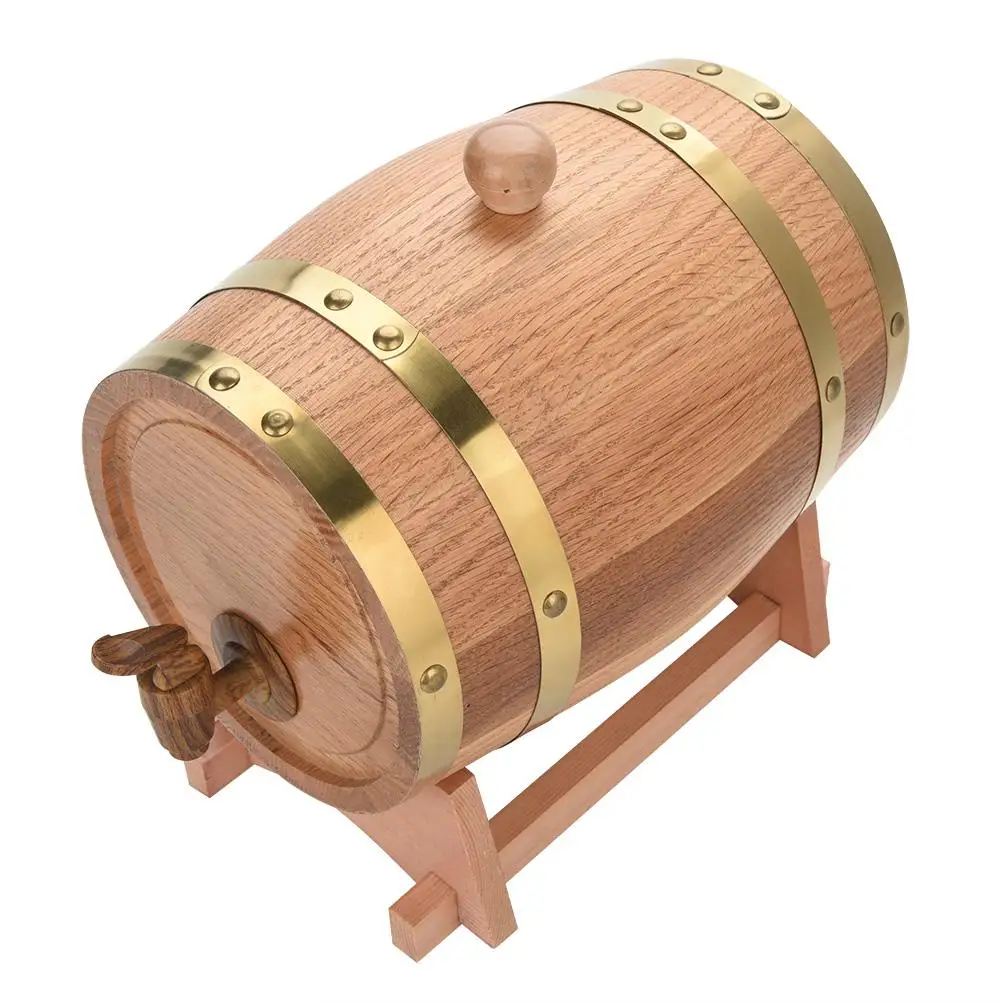 Vintage Wood Oak Timber Wine Barrel for Beer Whiskey Rum Port High Quality