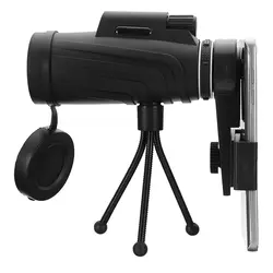 40X60 HD зум-объектив Монокуляр телескоп + штатив зажим для samsung для iPhone huawei Кемпинг путешествия рыбий глаз водостойкий телефон объектив