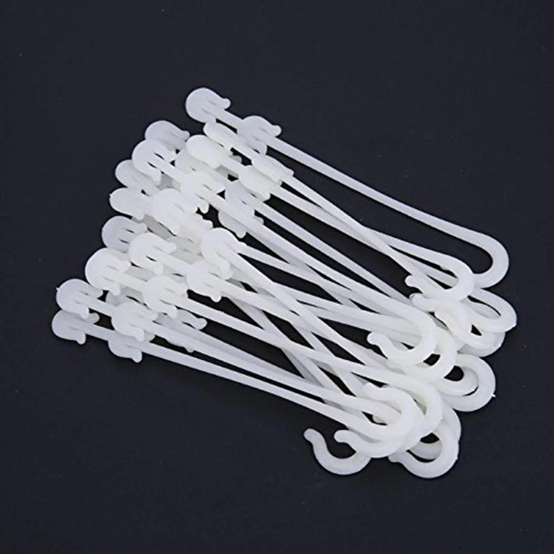 New 100pcs lot Plastic Plants Clips Cherry Tomato Clips Support for Vegetable Vine Hooks Fixed Clamps