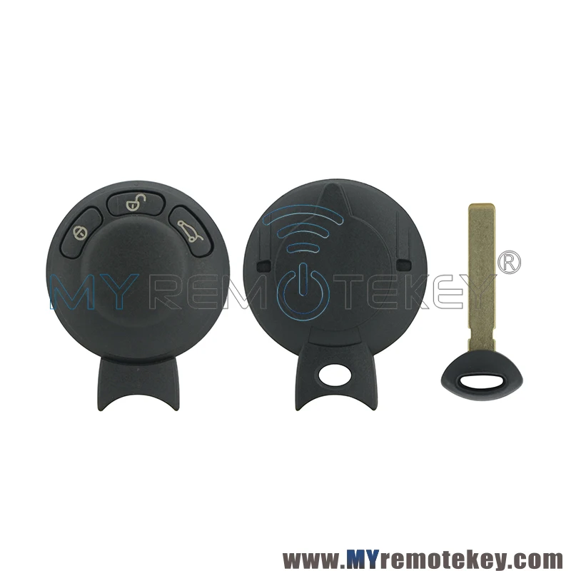 Чехол для смарт ключа Remtekey 2007 2008 2009 2010 2011 IYZKEYR5602 Mini Cooper 3 кнопки|Ключ от авто| |