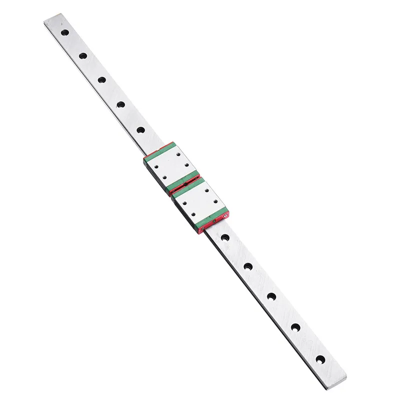 

3Pcs/set 400mm MGW9 Linear Guide With 2Pcs MGW9C Linear Rail Block CNC Tool Bearing Steel Material Cuboid Shape