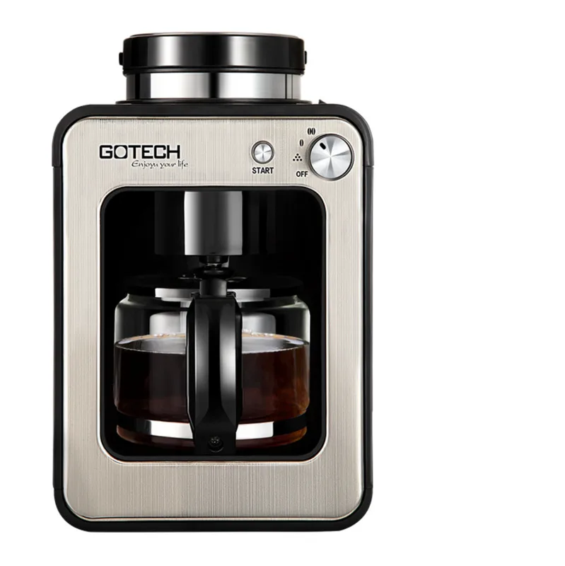 Continuous System Coffee Machine Household Small-sized Fully Automatic Grinding Integrated Cook Pot 1-2 People | Бытовая техника