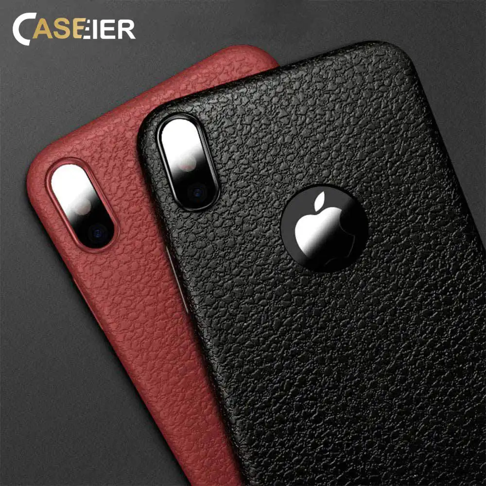 

CASEIER Ultra Thin TPU Phone Case For iPhone 7 Plus 8 Plus XR XS MAX X TPU Skin Case For iPhone 6 6S 7 10 X XS MAX XR Back Cover