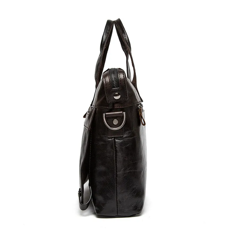 Newest Man Briefcase Bag Computer Bags For Men Genuine Leather Handbag Male Briefcases Messenger Sac Homme Bandolera Hombre 2020