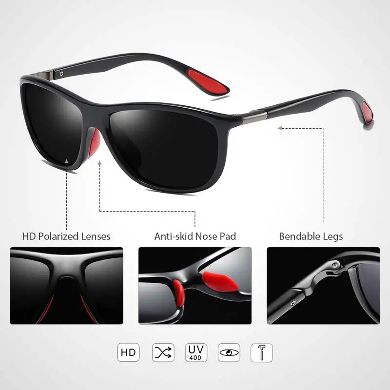 BAVIRON солнцезащитные очки Для мужчин поляризационные uv400 дизайнер Ретро пилотные очки Для мужчин Для женщин солнцезащитные очки Классические влияние Прямая поставка очки