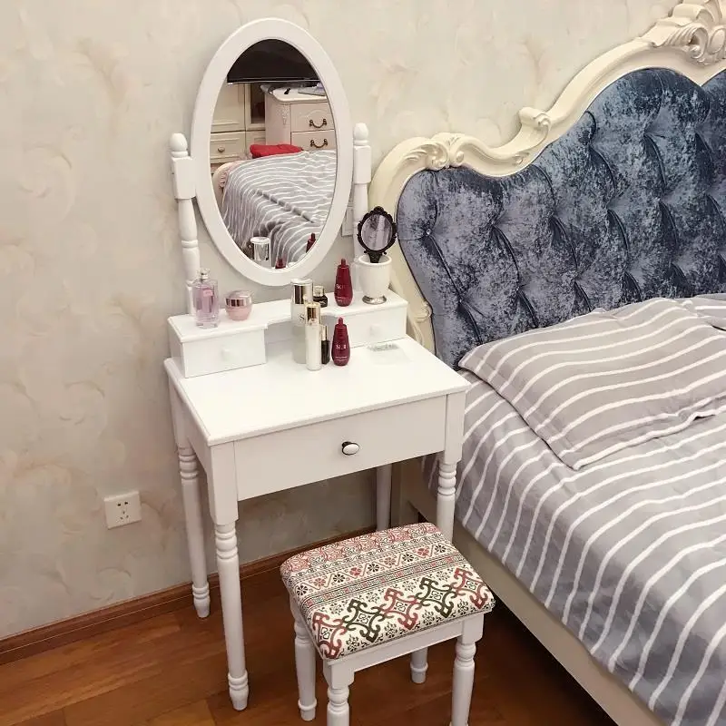 Para El Dormitorio Aparador Camera Da Letto Slaapkamer Set European Wooden Quarto Korean Bedroom Furniture Dressing Table