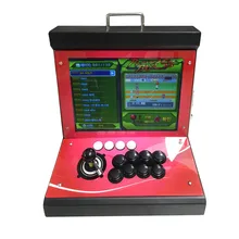 15 inch Display Fighting Arcade video Game console Table Top Game metal Cabinet 1388 in 1 Box 6s Arcade Mini machine large arcade fighting game machine in video games tekken tag tournament 2 ps3