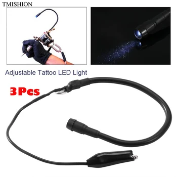 

3PCs/Set Tattoo LED Light Permanent Makeup Tool Kits Flexible Adjustable LED Light Tattoo Machine Supplies Tattoo Accessories