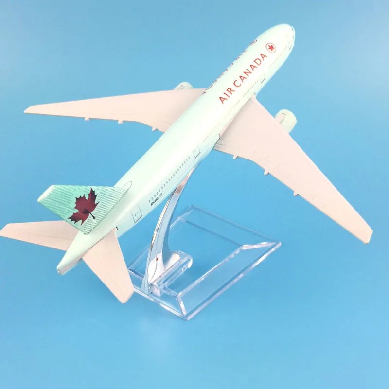 Модель самолета 16 см модель авиационная Канада Боинг 777 Литые металлические